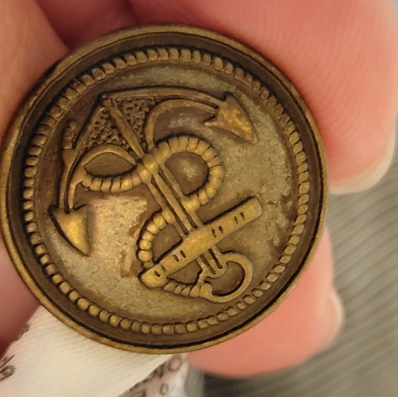 Aritzia Talula Nautical Navy Blue Button Up Shorts - Picture 12 of 12